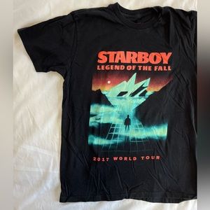 The Weeknd Starboy 2017 World Tour Tee